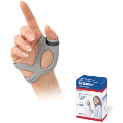 Afbeelding van Actimove Rhizo Forte Duimbrace Met versteviging Comfortabel Maat Large Rechts Hand breedte 9 10cm
