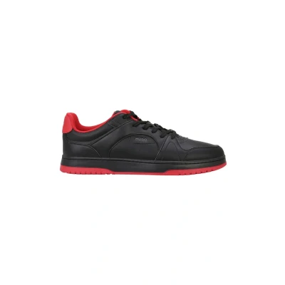 Afbeelding van HUGO BOSS heren Hadrian sneaker met logo in de kleur Zwart, maat: 41