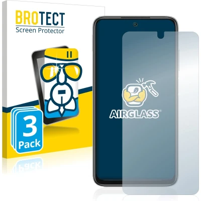 Afbeelding van BROTECT Screenprotector voor Xiaomi Redmi Note 11 4G Folie Beschermfolie Beschermglas transparant (3 Stuks)