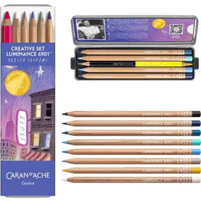 Afbeelding van Caran d&#039;Ache LUMINANCE 6901™ Oliver Jeffers Creative Kit Special Edition/Ref 3000.224