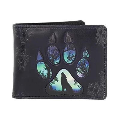 Afbeelding van Nemesis Now Footprints Portemonnee Zwart 10 cm
