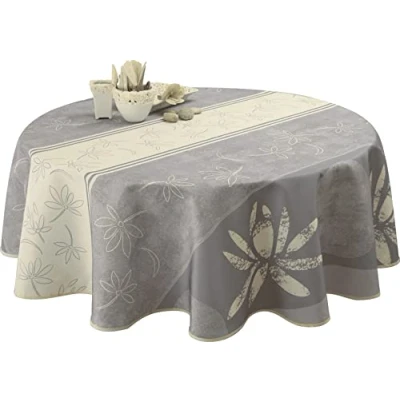 Afbeelding van Tischdecke, Polyester, Grau, Rechteckig 150 x 200 cm