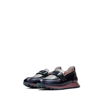 Afbeelding van Hispanitas Loira Mocassins, Dames, Maat: 40, Multi metals Leer