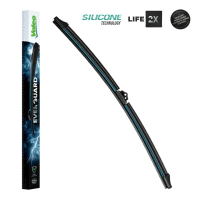 Afbeelding van Ruitenwisser Valeo Everguard Silicone Single 566008 530mm Voor Flat blade wisserblad VOLKSWAGEN: Polo IV Hatchback, Golf 4, Passat B5 GP Estate
