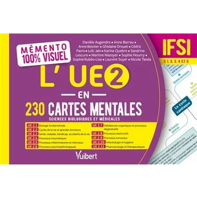 Image de Mémento 100% visuel L&#039;UE 2 en 230 cartes mentales IFSI