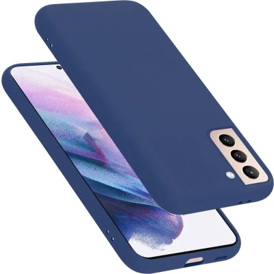 Afbeelding van Cadorabo Hoesje geschikt voor Samsung Galaxy S22 PLUS in LIQUID BLAUW Beschermhoes gemaakt van flexibel TPU silicone Case Cover