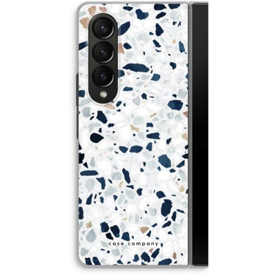 Afbeelding van Case Company® hoesje geschikt voor Samsung Galaxy Z Fold4 Terrazzo N1 Soft Cover Telefoonhoesje Bescherming aan alle Kanten en Schermrand
