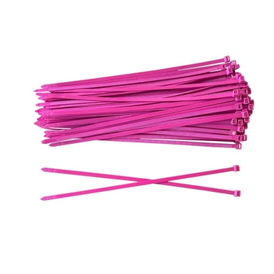 Afbeelding van Kortpack Roze Kabelbinders 368mm X 7.6mm (1000 Stuks (10 Zakjes Á 100 Stuks))