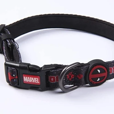 Afbeelding van Hondenhalsband Deadpool XXS/XS Zwart