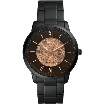 Afbeelding van Fossil Horloge, Heren, Maat: One Size, Schwarz