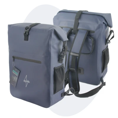 Afbeelding van Voltano Luxe Fietstas / Rugtas 28L Marine Blauw