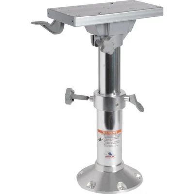 Afbeelding van Osculati verstelbare aluminium Stoelpoot 437/590 mm met draaibare Swivel