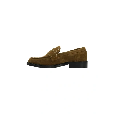 Afbeelding van Manfield Loafer Instappers, Dames, Maat: 40, Braun Schoenen