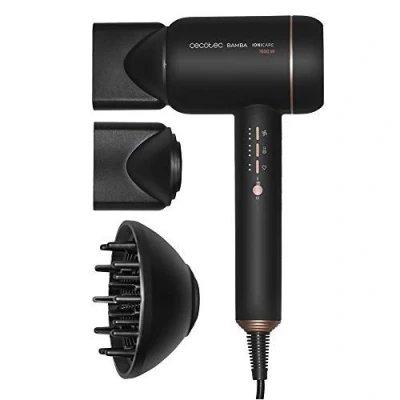 Afbeelding van Hairdryer Cecotec Bamba IoniCare 6000 Rockstar Fire 1800W Black 1800 W