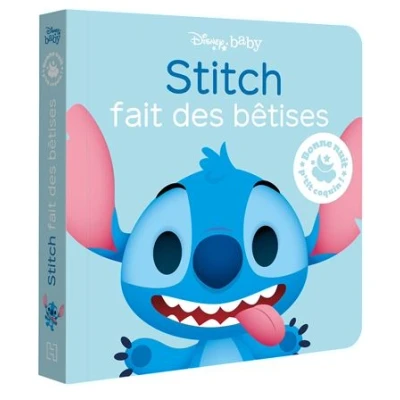 Image de DISNEY BABY Bonne nuit, p&#039;tit coquin ! Stitch fait des bêtises