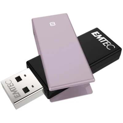 Image de EMTEC C350 Brick 2.0 lecteur USB flash 8 Go Connecteur Type A Noir, Violet