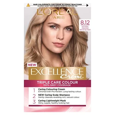 Afbeelding van L&#039;OREAL Excellence Nat Frosted Beige Blonde 8.12, 1 stuk