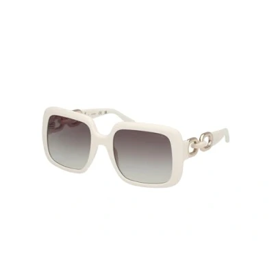 Afbeelding van Guess Zonnebril, Dames, Maat: 56, White/gradient green