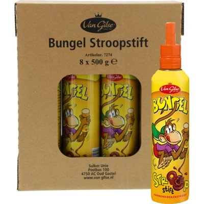 Afbeelding van Van Gilse Bungel Stroopstift 8 x 500 gram