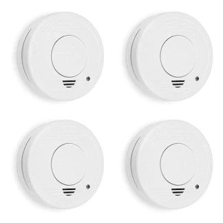 Afbeelding van 4 PACK Optische Rookmelders 1 Jaar Sensor