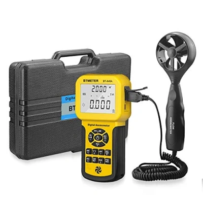 Afbeelding van BTMETER BT 846A Pro HVAC anemometer VMC Professionele meting van windsnelheid, luchtstroom, windtemperatuur en CFM