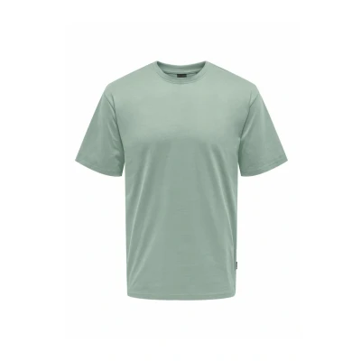 Afbeelding van ONLY &amp; SONS ONSFRED LIFE RLX SS TEE NOOS Heren T shirt Iceberg Green