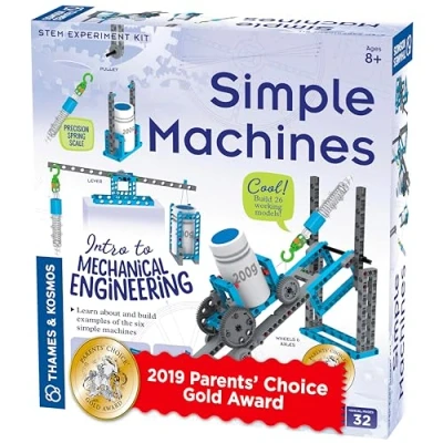 Afbeelding van Thames &amp; Kosmos , 665069, eenvoudige machines, STEM Kit, 26 verschillende experimenten, intro tot mechanische fysica, leeftijd 8+