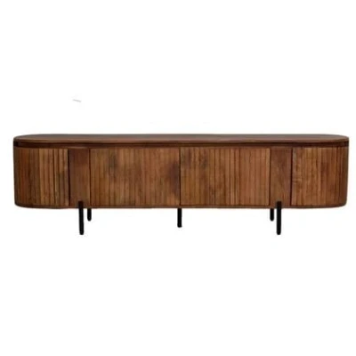Afbeelding van Giga Meubel TV Marlène 200x40x55cm Naturel Mangohout