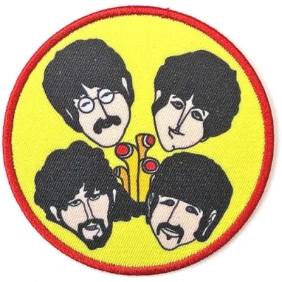 Afbeelding van The Beatles Yellow Submarine Periscopes &amp; Heads Patch Multicolours