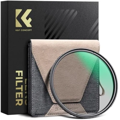 Afbeelding van K&amp;F Concept CPL Lensfilter 52 mm met koperen frame, ronde polarisatiefilter, 36 laagse coating voor cameralens (Nano X PRO serie) K