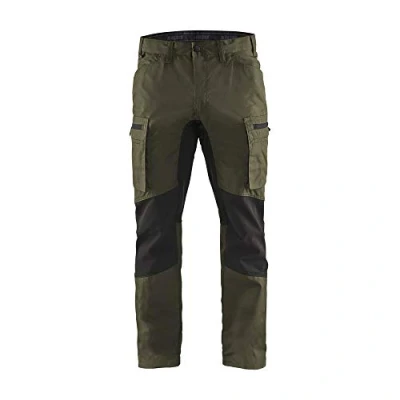 Afbeelding van Blåkläder Pantalon travail unite modèle d&#039;été court stretch noir vert, XS, Convient aux l&#039;élevage d&#039;animaux