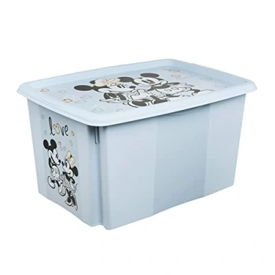 Afbeelding van Keeeper Mickey Mouse Blauw 45L Opbergbox 1223968424700