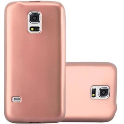 Afbeelding van Cadorabo Hoesje geschikt voor Samsung Galaxy S5 / NEO in METALLIC ROSE GOUD Beschermhoes gemaakt van flexibel TPU silicone Case Cover
