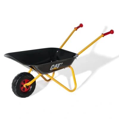 Afbeelding van Rolly Toys metalen kruiwagen CAT (voor kinderen vanaf 2,5 jaar, kom, belastbaar tot 25 kg, kunststof handgrepen) 271818