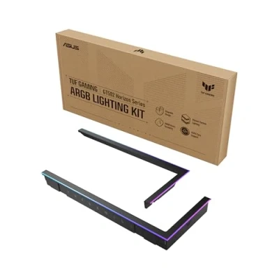 Afbeelding van ASUS TUF GAMING GT502 HORIZON ARGB LIGHTING Kit BLACK, d&#039;éclairage compatible avec Horizon, installation facile, jusqu&#039;à 20000 heures de durée, Aura Sync, Noir
