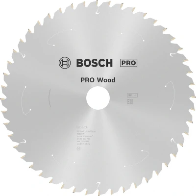 Image de BOSCH 2608837728 lame de scie circulaire Standard pour bois scies sans fil 250 x 30 2.2/1.6 mm, 48T