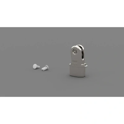 Afbeelding van Fiamma F45 F65 F80 Eindstuk Staander Links Zilver Luifels Accessoires