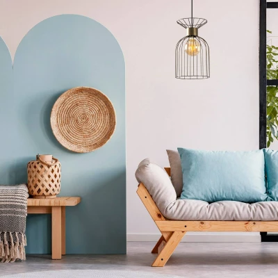 Afbeelding van Hanglamp Vazo 2881 Ø25cm goud antiek
