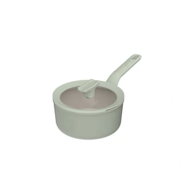 Afbeelding van LEO RECYCLED Steelpan antikleef met deksel Balance Sage 18cm