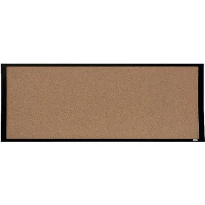 Afbeelding van Nobo Klein prikbord van kurk met zwart frame, wandbevestigingsset inbegrepen, huis/kantoor, 585 x 430 mm, 1903776