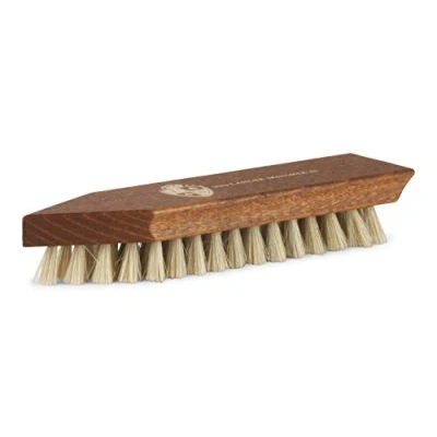 Afbeelding van Langer &amp; Messmer schoenborstel voor het reinigen van zeer vuile schoenen met natuurlijke varkenshaar, de vuilborstel professionele schoenverzorging