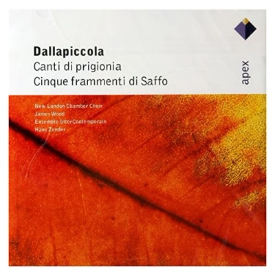 Afbeelding van Dallapiccola: Canti di prigionia, cinque frammenti Saffo etc / Zender et al