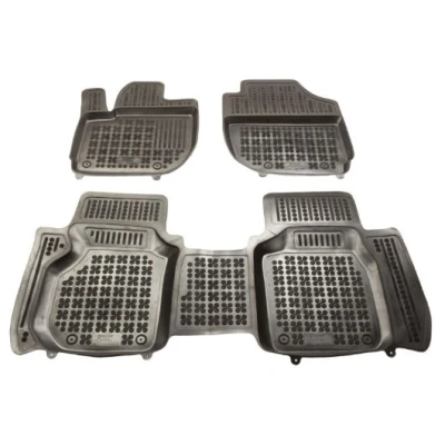Afbeelding van REZAW PLAST 200919 Vloermatset Rubber voor en achter Zwart HONDA: HR V II