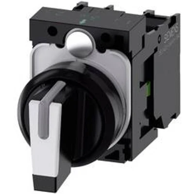 Afbeelding van Siemens 3SU11002BL601NA0 3SU1100 2BL60 1NA0 Knevelschakelaar Kunststof frontring Zwart, Wit 2 x 45 1 stuk(s)