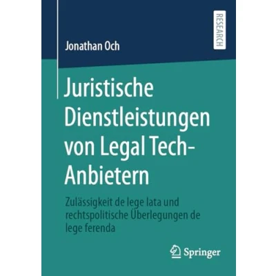 Afbeelding van Juristische Dienstleistungen von Legal Tech Anbietern