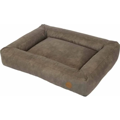 Afbeelding van Jack and Vanilla Hondenmand Boxbed Kunstleer Classy Stone