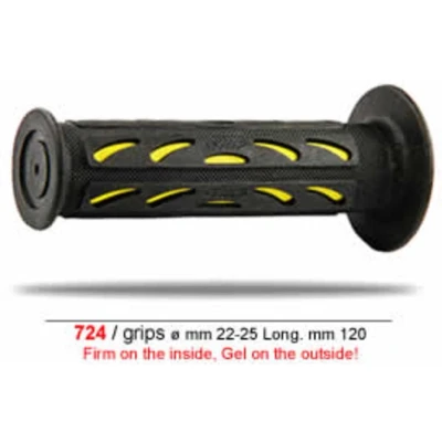 Afbeelding van Progrip Handvaten 724 Zwart / Geel