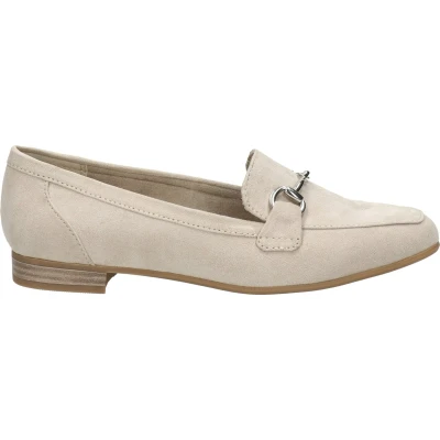 Afbeelding van Marco Tozzi dames loafer Beige Maat 37