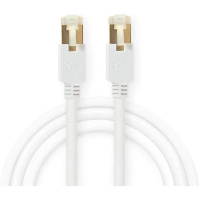 Afbeelding van Nedis Ccbw85210Wt100 Cat 6 F/Utp Netwerkkabel Rj45 (8P8C) Male 10,0 M Wit