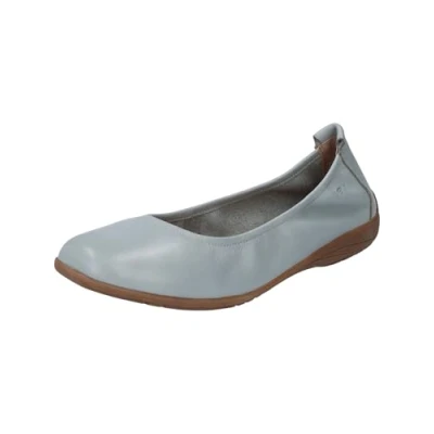 Afbeelding van Josef Seibel Ballerina&#039;s, Dames, Maat: 38, Skyblue Leer